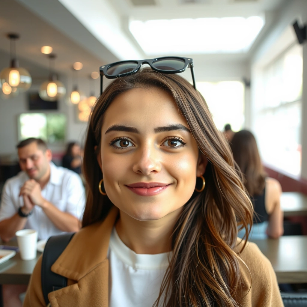 Porträt einer jungen Frau namens Lena Fischer